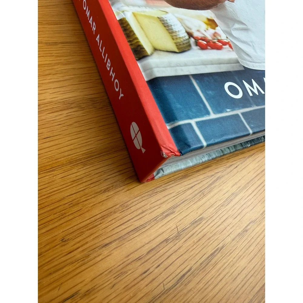 Signed OMAR ALLIBHOY Spanish Made Simple Cookbook Autographed Red Hardcover OS